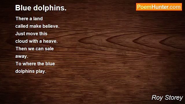 Roy Storey - Blue dolphins.