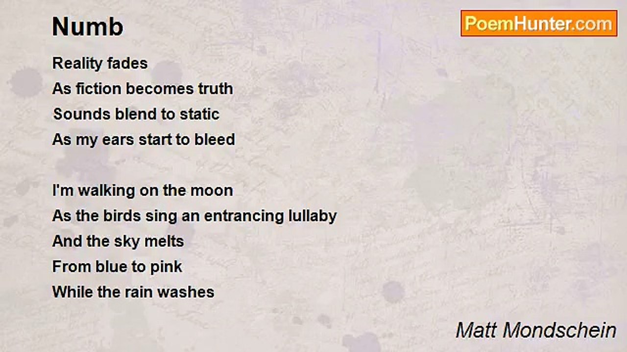 Matt Mondschein - Numb
