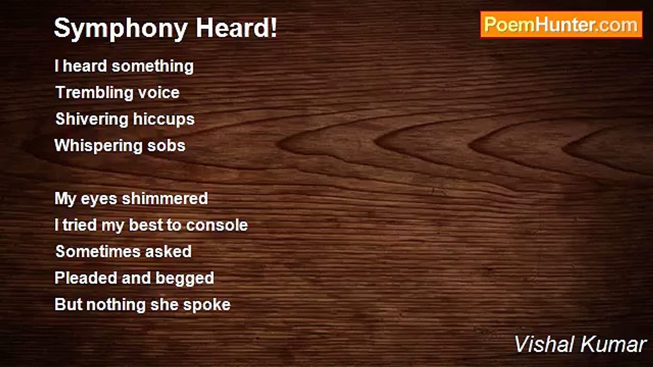 Vishal Kumar - Symphony Heard!