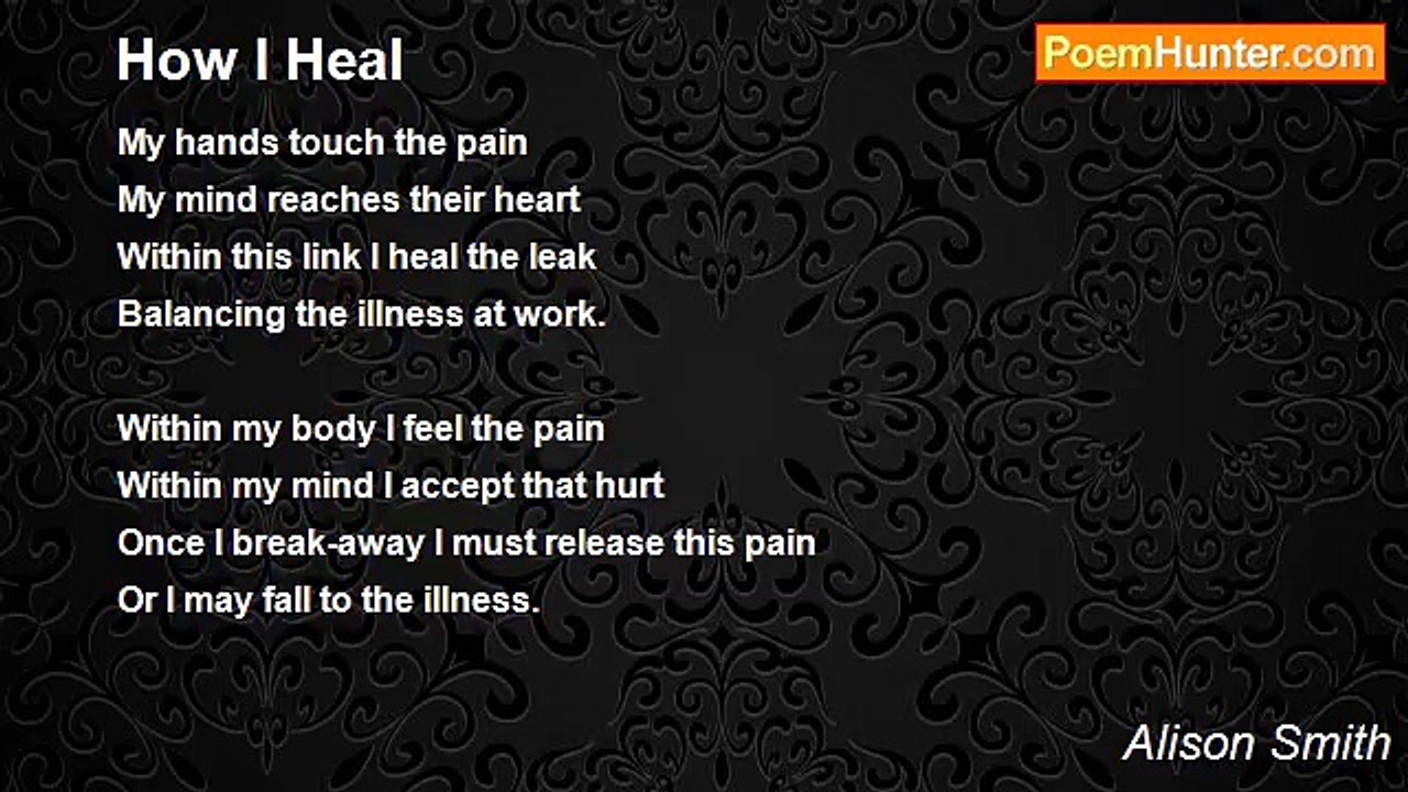 Alison Smith - How I Heal