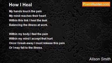 Alison Smith - How I Heal