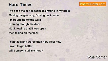 Holly Somer - Hard Times