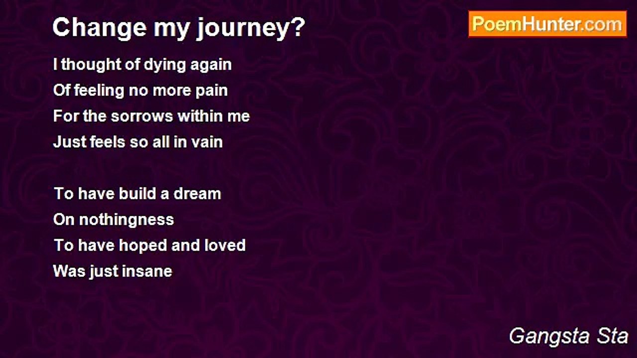 Gangsta Sta - Change my journey?