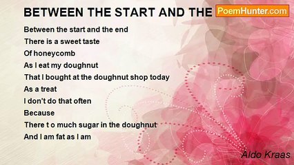 Aldo Kraas - BETWEEN THE START AND THE END