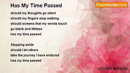 vincent armone - Has My Time Passed