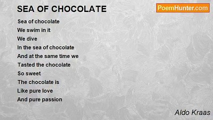 Aldo Kraas - SEA OF CHOCOLATE