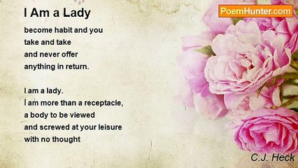 C.J. Heck - I Am a Lady