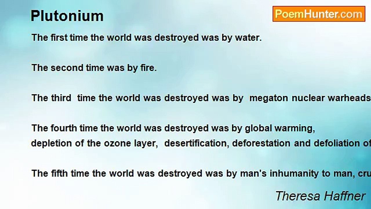 Theresa Haffner - Plutonium
