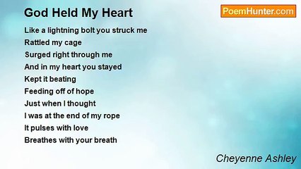 Cheyenne Ashley - God Held My Heart