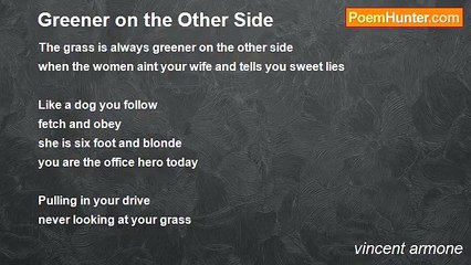 vincent armone - Greener on the Other Side