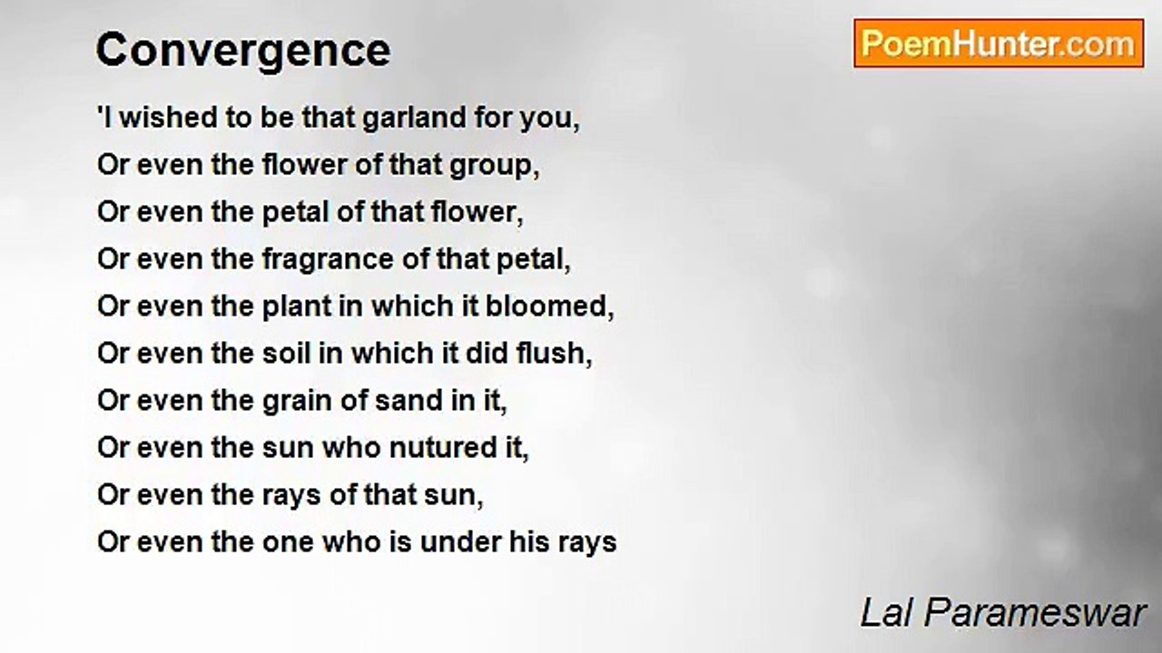 Lal Parameswar - Convergence