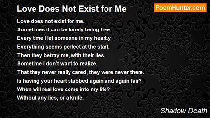 Shadow Death - Love Does Not Exist for Me