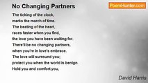 David Harris - No Changing Partners