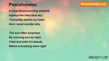 Marilyn Lott - Peacefulness