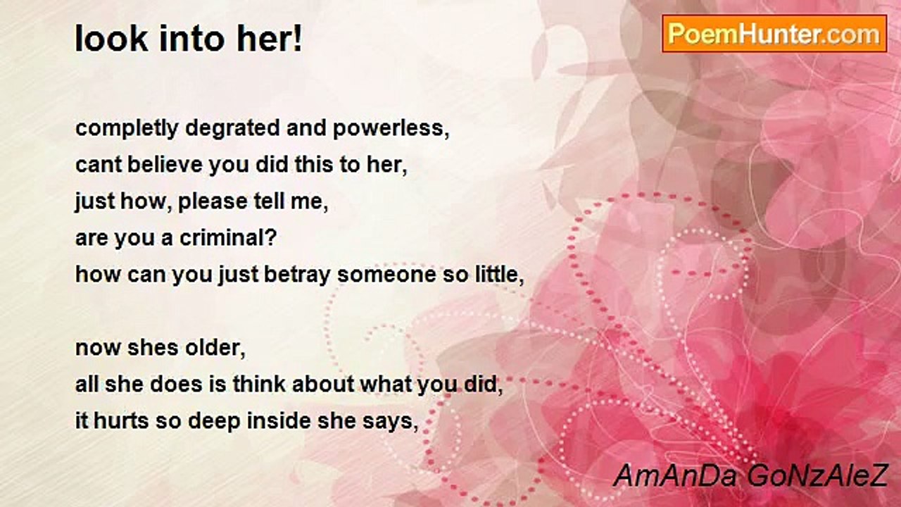 AmAnDa GoNzAleZ - look into her!