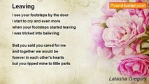 Latasha Gregory - Leaving