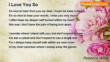 Rebecca Wiles - I Love You So