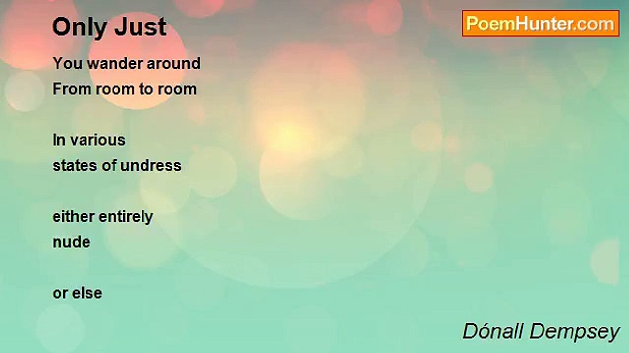 Dónall Dempsey - Only Just