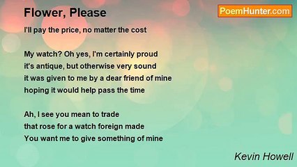 Kevin Howell - Flower, Please