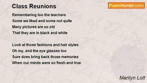 Marilyn Lott - Class Reunions