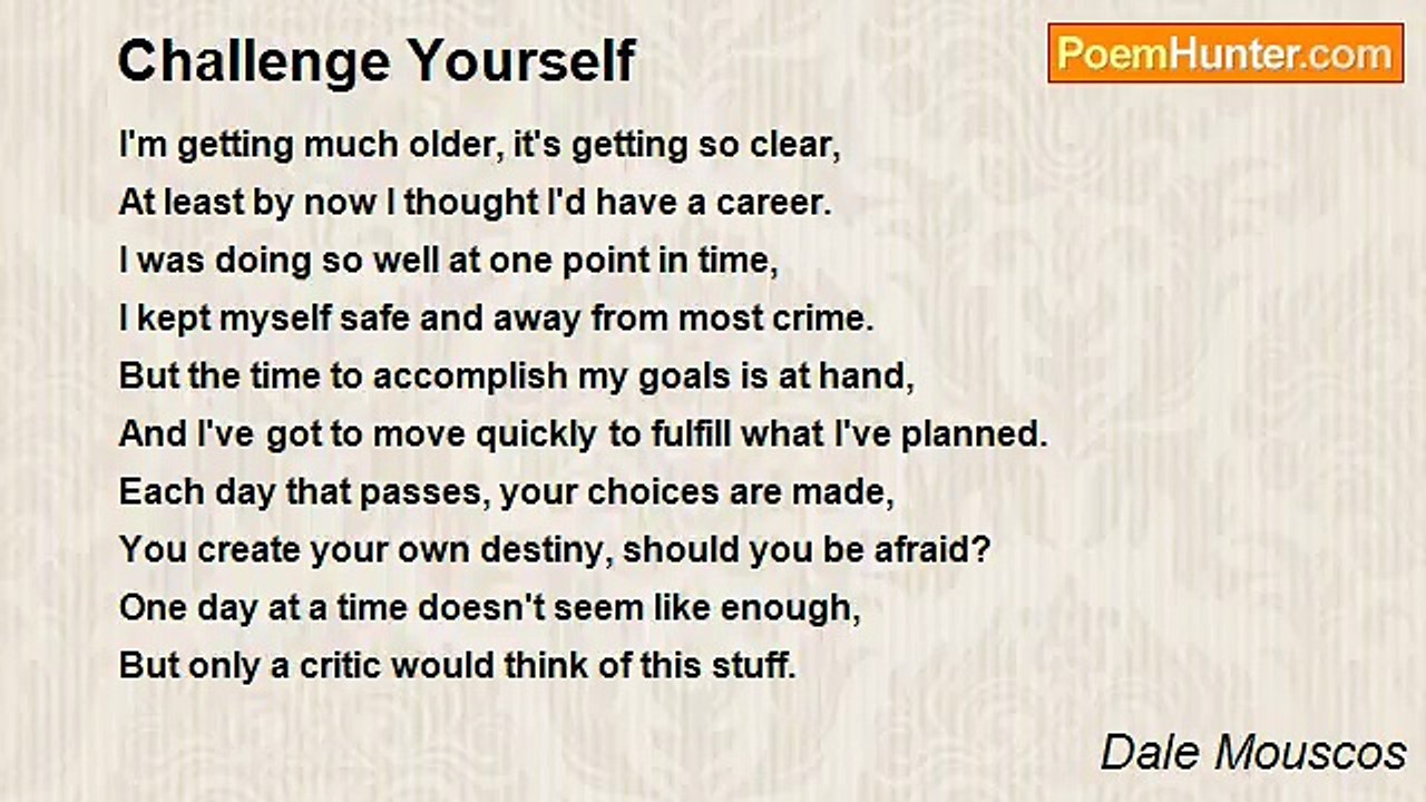 Dale Mouscos - Challenge Yourself