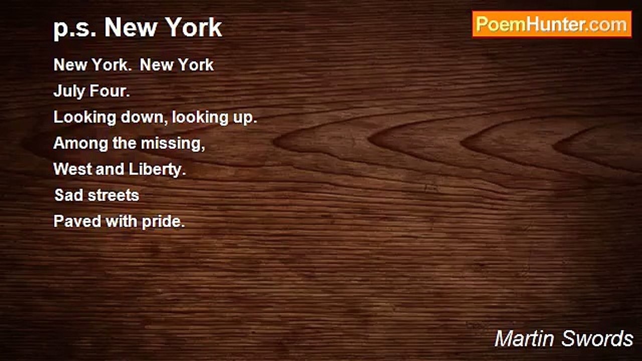 Martin Swords - p.s. New York