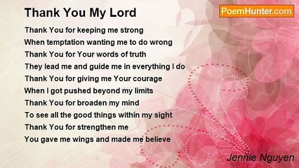 Jennie Nguyen - Thank You My Lord