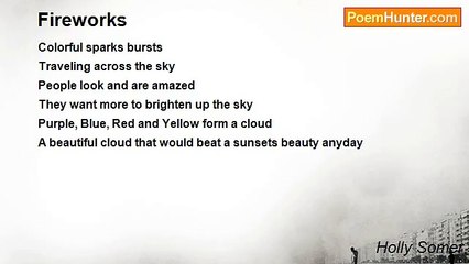 Holly Somer - Fireworks