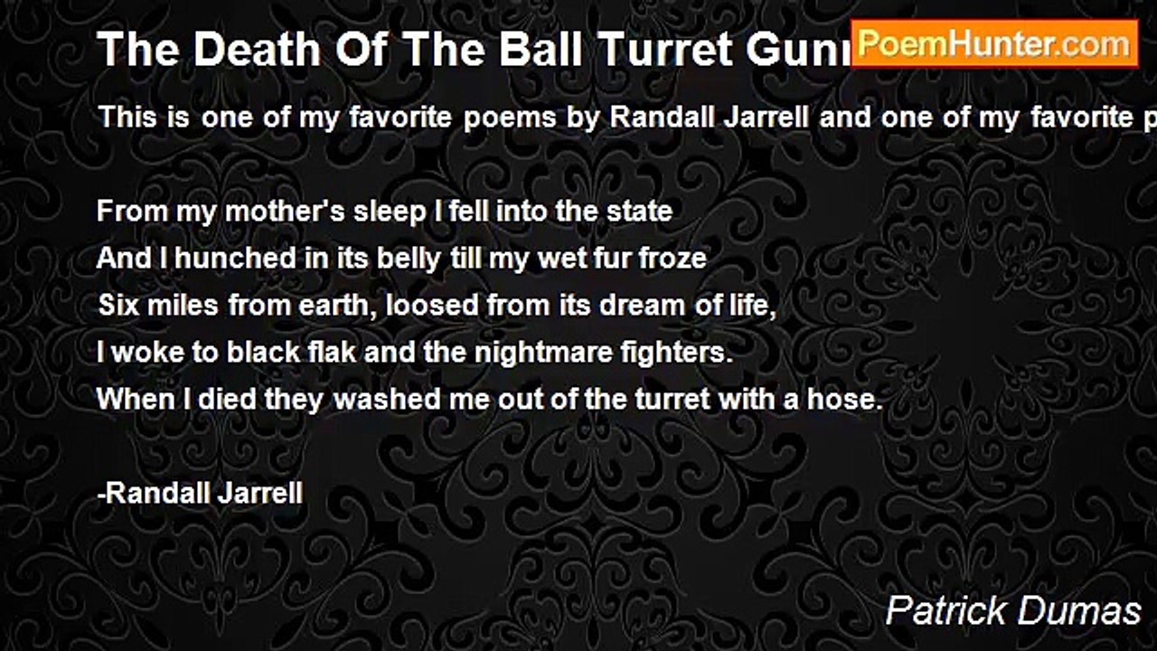 Patrick Dumas - The Death Of The Ball Turret Gunner