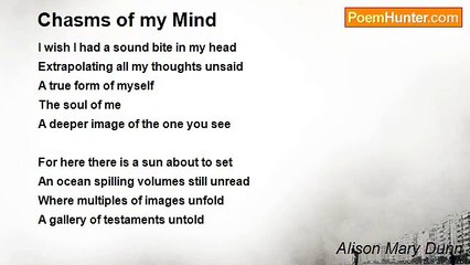 Alison Mary Dunn - Chasms of my Mind