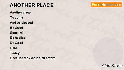 Aldo Kraas - ANOTHER PLACE