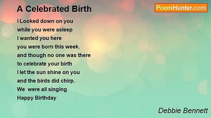 Debbie Bennett - A Celebrated Birth