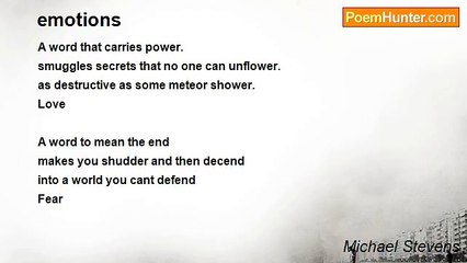 Michael Stevens - emotions