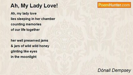 Dónall Dempsey - Ah, My Lady Love!