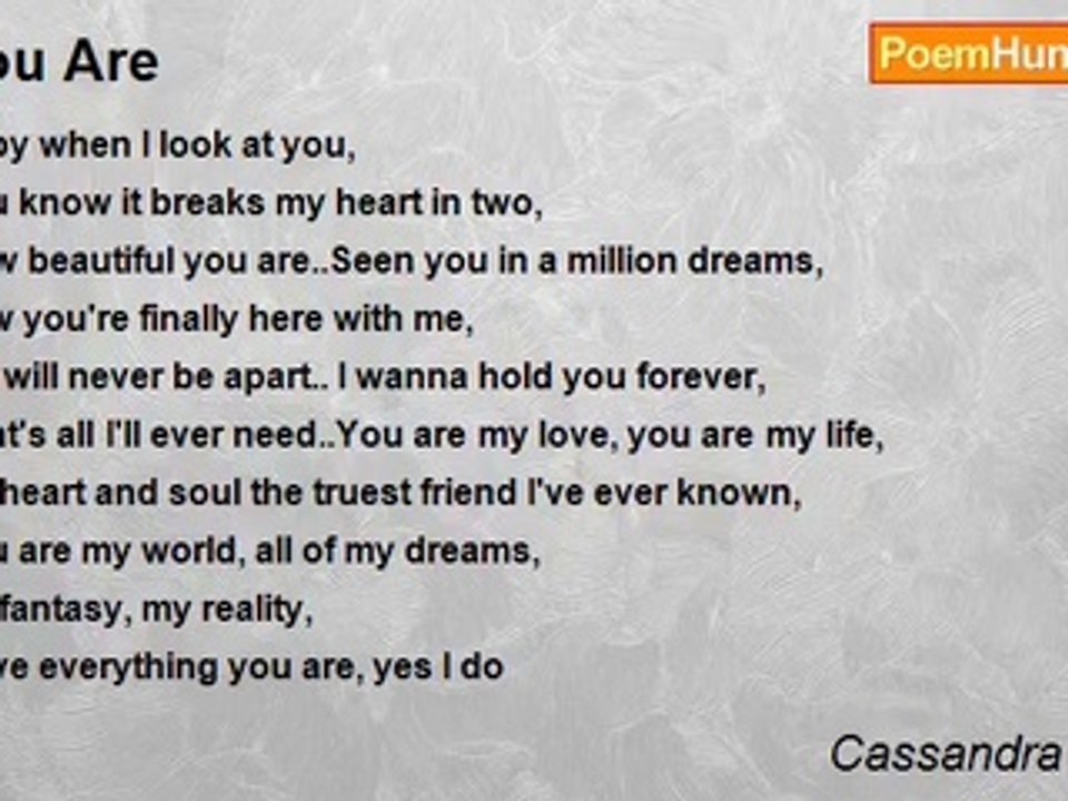 Cassandra Tucker - You Are
