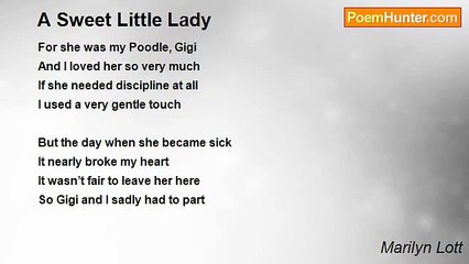 Marilyn Lott - A Sweet Little Lady