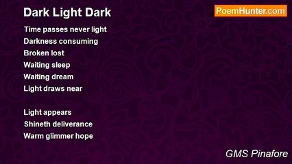 GMS Pinafore - Dark Light Dark