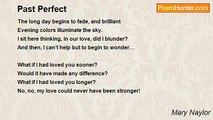 Mary Naylor - Past Perfect