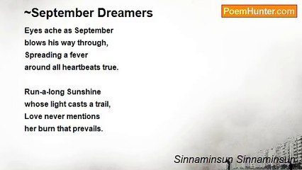 Sinnaminsun Sinnaminsun - ~September Dreamers