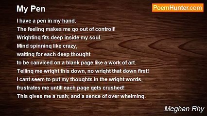 Meghan Rhy - My Pen