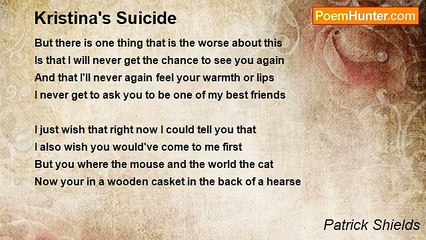 Patrick Shields - Kristina's Suicide