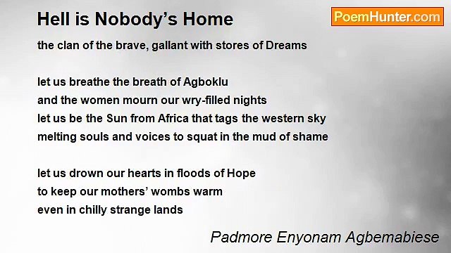 Padmore Enyonam Agbemabiese - Hell is Nobody’s Home
