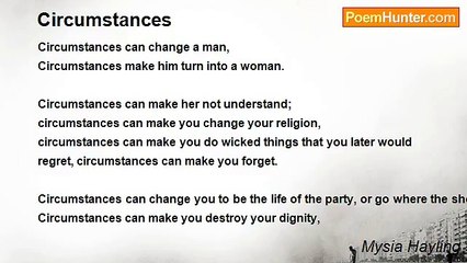 Mysia Hayling - Circumstances