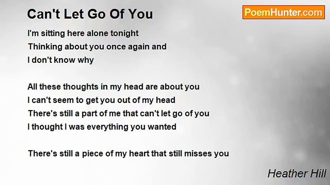 Heather Hill - Can't Let Go Of You