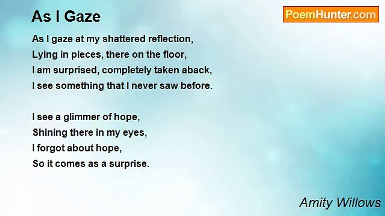 Amity Willows - As I Gaze