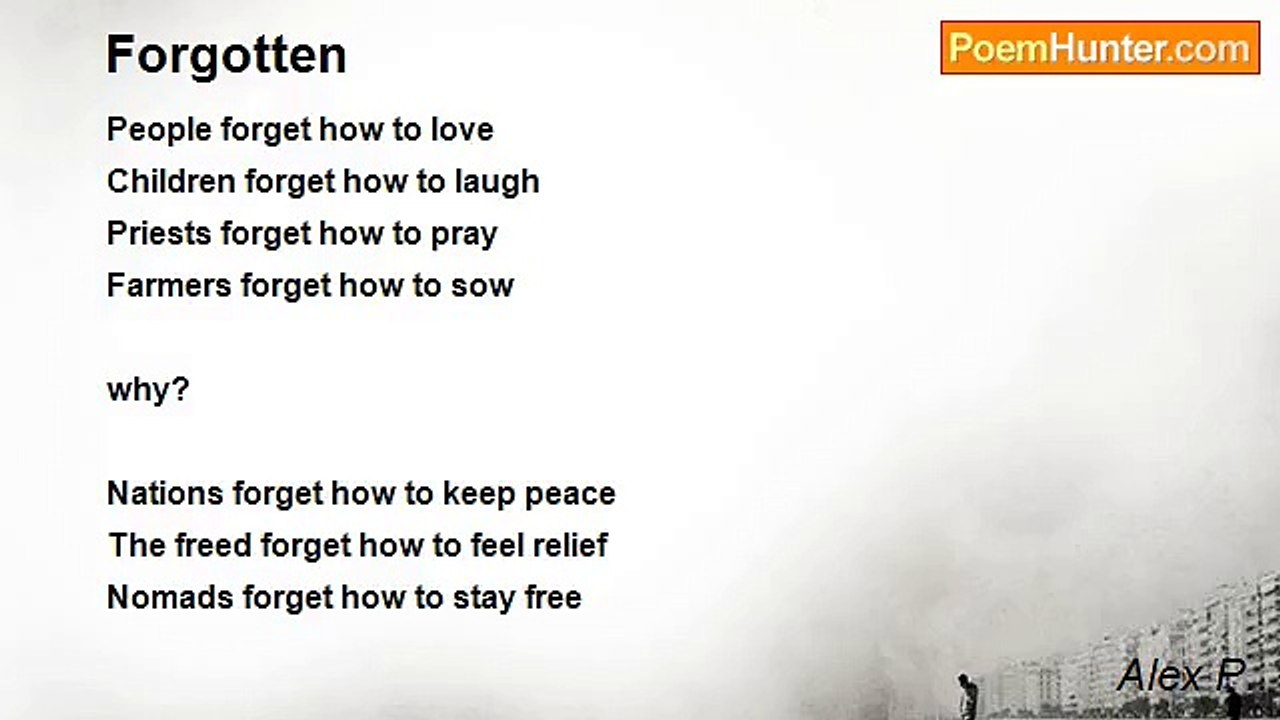 Alex P.. - Forgotten