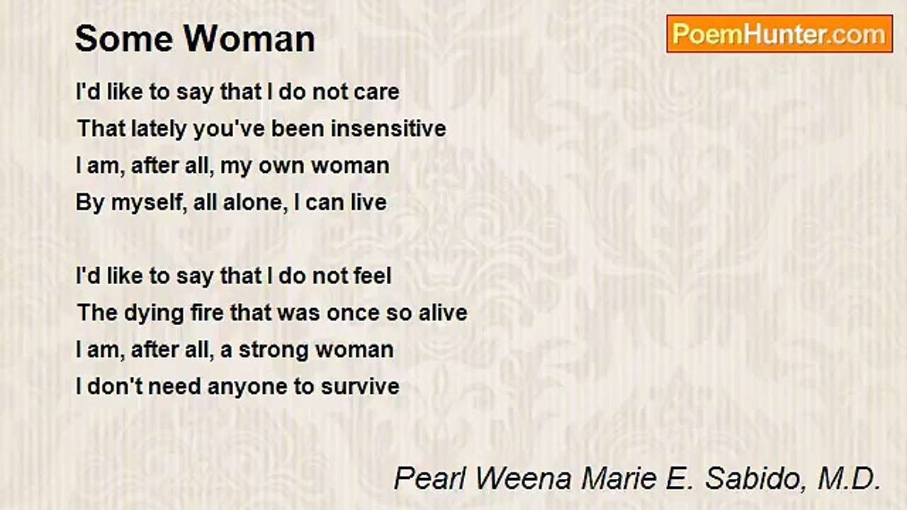 Pearl Weena Marie E. Sabido, M.D. - Some Woman