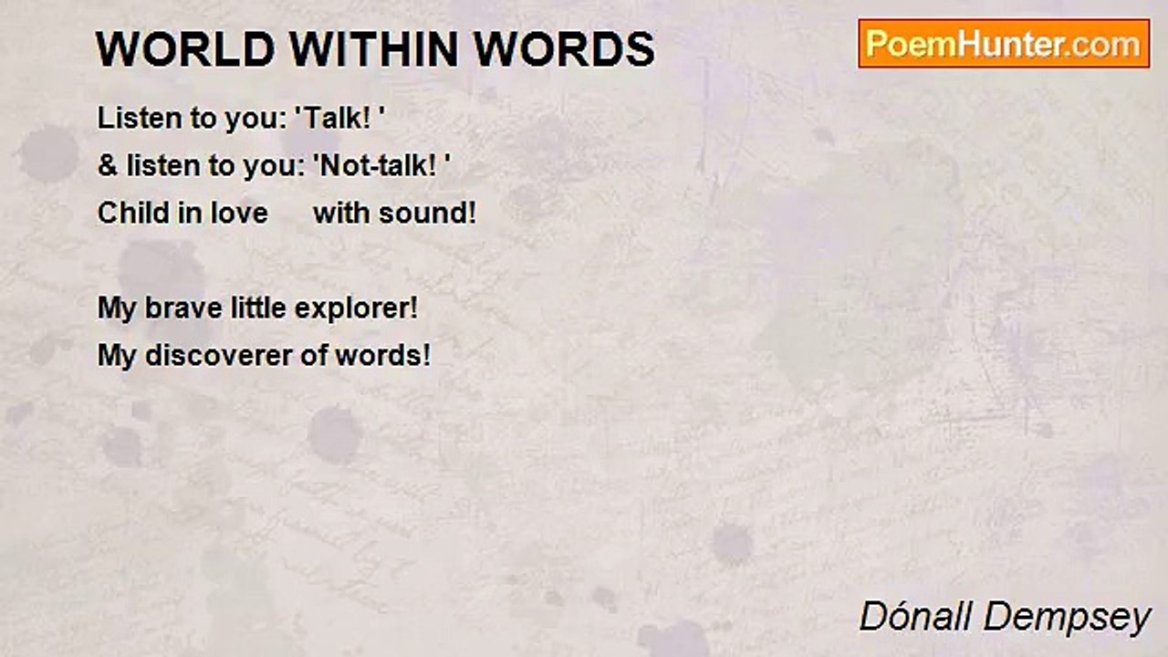 Dónall Dempsey - WORLD WITHIN WORDS