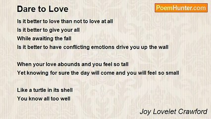 Joy Lovelet Crawford - Dare to Love