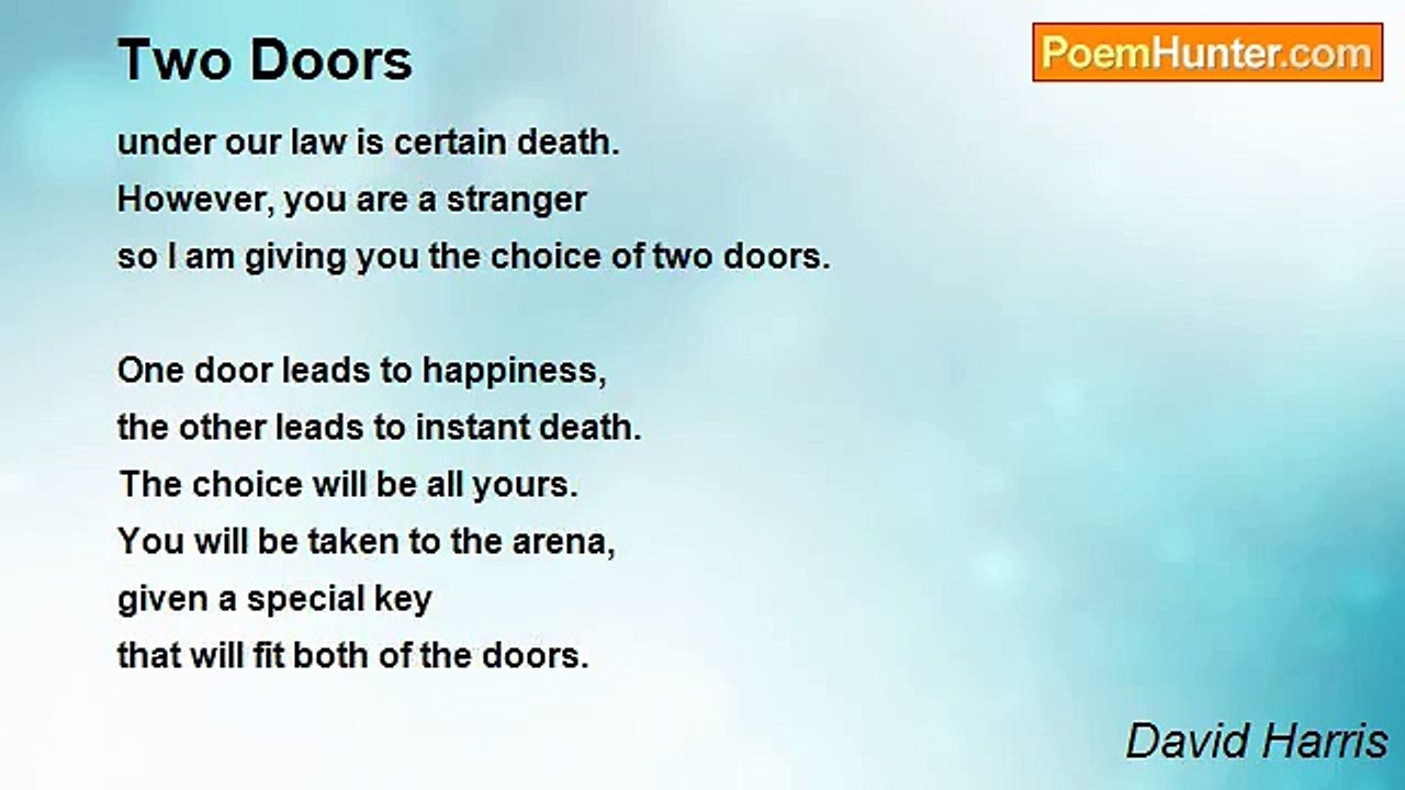David Harris - Two Doors
